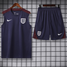 24-25 England Purple Tank top and shorts suit