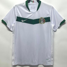 2006 Mexico Away White Retro Soccer Jersey