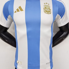 2024 Argentina Home Player Version Soccer Jersey #CA