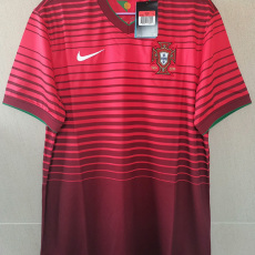 2014 Portugal Home Retro Soccer Jersey