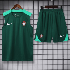 24-25 Portugal Green Tank top and shorts suit