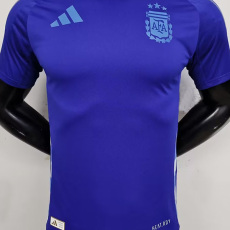 2024 Argentina Away Player Version Soccer Jersey #CA