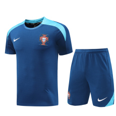 24-25 Portugal Royal blue Training Short Suit