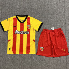 24-25 RC Lens Home Kids Soccer Jersey