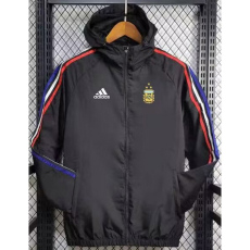 24-25 Argentina Black Windbreaker