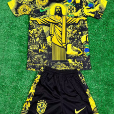 24-25 Brazil Yellow Special Edition Kids Soccer Jersey *耶稣黄色