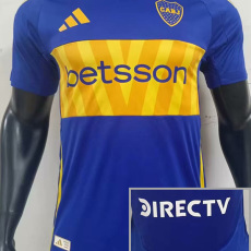 24-25 Boca Juniors Home Player Version Soccer Jersey