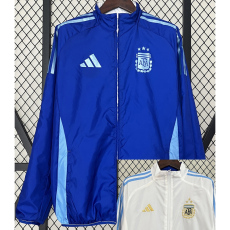 2024 Argentina Blue & White Double Sided Windbreaker (双面风衣)