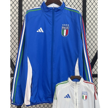 2024 Italy Blue & White Double Sided Windbreaker (双面风衣)