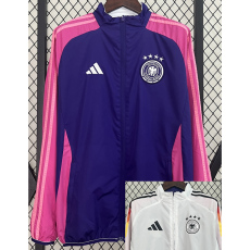 2024 Germany Purple & White Double Sided Windbreaker (双面风衣)