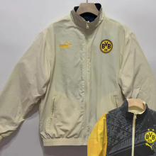 2024 Dortmund Khaki & Black Double Sided Windbreaker (双面风衣)