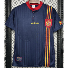 1996 Spain Away Retro Soccer Jersey