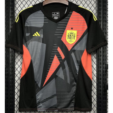 24-25 Spain Black GoalKeeper Fans Soccer Jersey