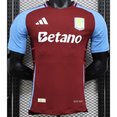 24-25 Aston Villa Home Player Version Soccer Jersey