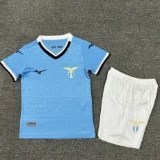 24-25 Lazio Home Kids Soccer Jersey