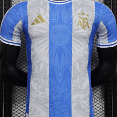 24-25 Argentina Blue White Special Edition Player Version Soccer Jersey