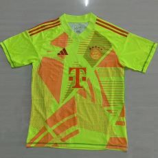 24-25 Bayern Fluorescent Yellow Goalkeeper Soccer Jersey