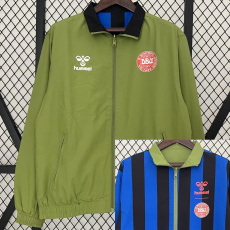 24-25 Denmark Green & Blue Double Sided Windbreaker (双面风衣)