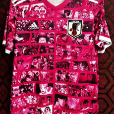 24-25 Japan Pink Red Special Edition Fans Training Shirts #粉红动漫