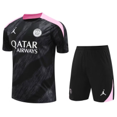 24-25 PSG Black Training Short Suit