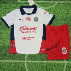 24-25 Chivas Away Kids Soccer Jersey