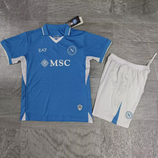 24-25 Napoli Home Kids Soccer Jersey