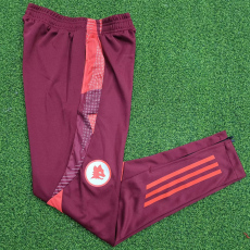 24-25 Roma Maroon red Training Long Pants (Have Pocket)