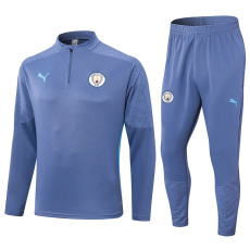 24-25 Man City Gray Half Pull Tracksuit (半拉链)