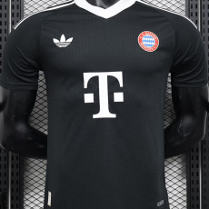 24-25 Bayern Black Goalkeeper Player Version Soccer Jersey