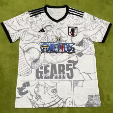 24-25 Japan ONEPECE White Special Edition Fans Soccer Jersey *海贼王