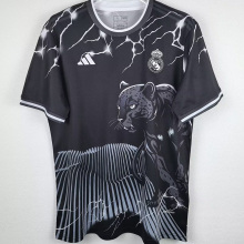 24-25 RMA Black Special Edition Fans Soccer Jersey #豹