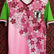 24-25 Japan Pink Green Special Edition Fans Training Shirts #粉色樱花