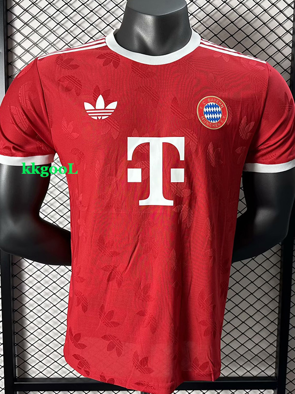 24-25 Bayern Red Casual style Player Version Soccer Jersey