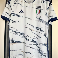 2023/24 Italy 1:1 Qualit Away White Fans Soccer Jersey