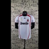 2006/07 AC Milan Away White Retro Soccer Jersey