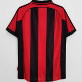 1998/99 AC Milan Home Retro Soccer Jersey