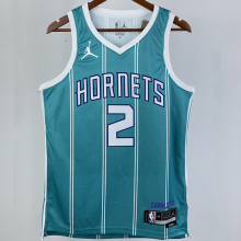 2023/24 Hornets BALL #2 Green NBA Jerseys