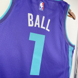 Hornets BALL #1 NBA Jerseys