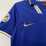 1996 Italy Home Blue Retro Soccer Jersey