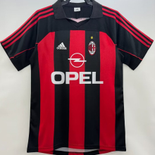 2000/02 AC Milan Home Retro Soccer Jersey