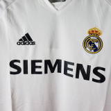 2005/06 RM White Home Retro Soccer Jersey