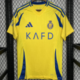 2024/25 Al Nassr Home Yellow Fans Soccer Jersey