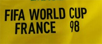 FIFA WORLD CUP FRANCE 98 胸前小字