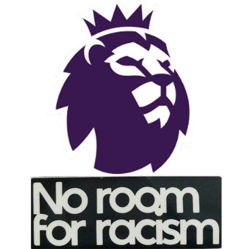 EPL New Rubber Patch + No room For racism 新 英超胶章+黑色条