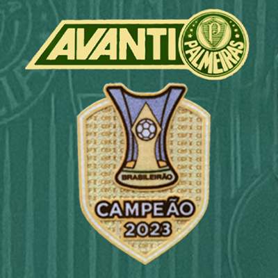 CAMPEAO 2023 +AVANTI 胸前巴西联赛冠军章+章上标志