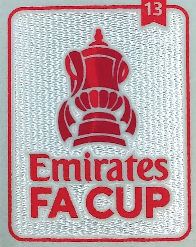 Emirates FA CUP 13 Patch 足总杯 13 字杯