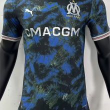 2024-25 Marseille Blue Black Special Edition Player Version Soccer Jersey