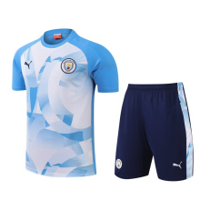 2024-25 Man City Sky Blue Training Short Suit